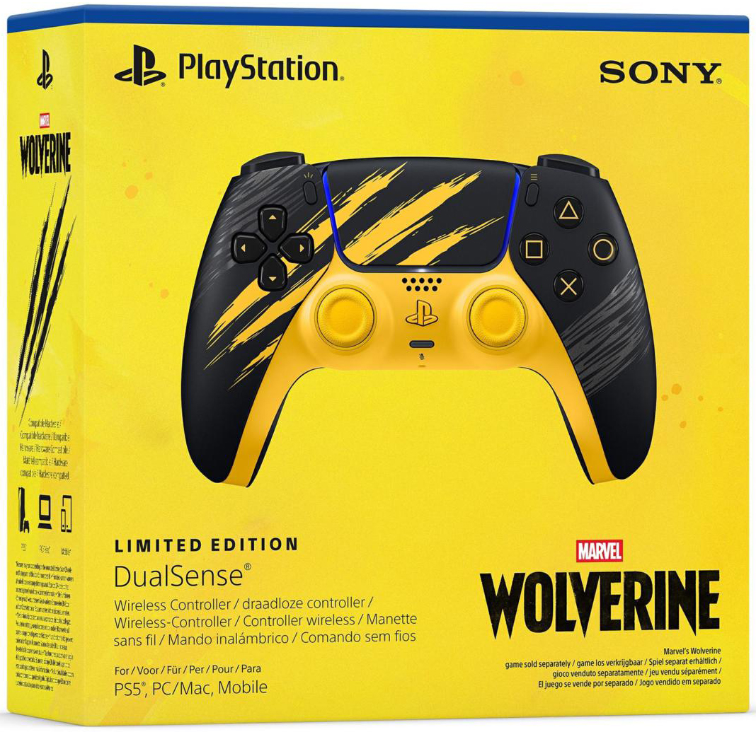 PS5 CONTROLLER WIRELESS DUALSENSE LIMITED EDITION WOLVERINE PLAYSTATION 5